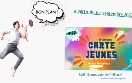 NOUVEAU : Carte Jeunes Bocage Mayennais